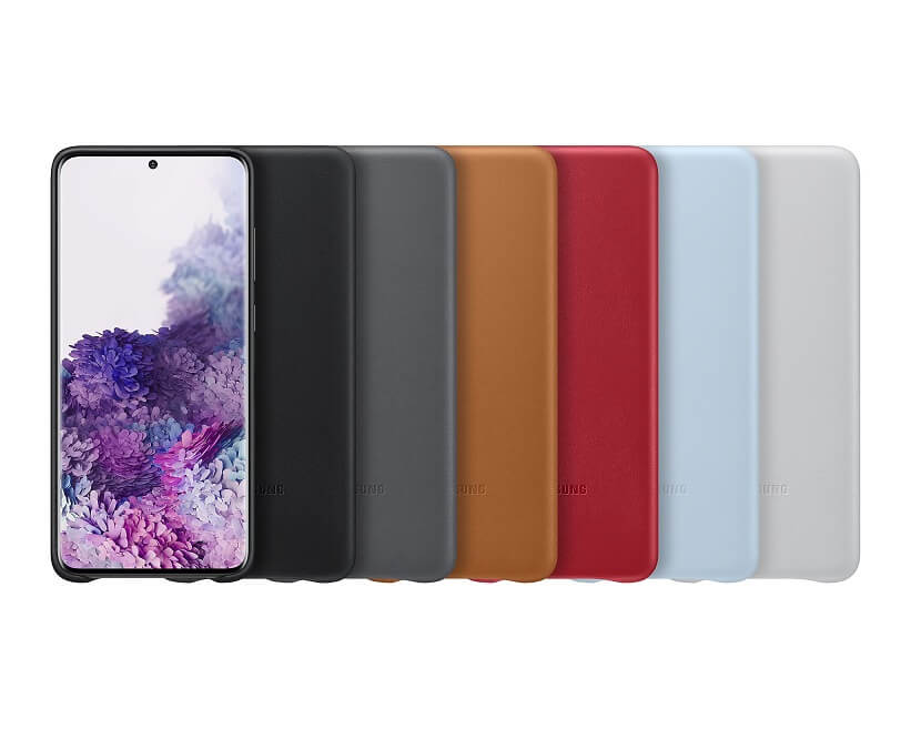 Оригинален Кожен Калъф за Samsung S20 Plus, Leather Cover Case EF-VG985LLEGWW, Син (5)