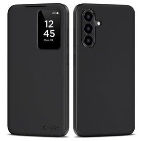 Активен Калъф за Samsung A56, Tech-Protect Smart Wallet Book Case, Черен