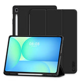 Защитен Калъф за Samsung Tab S10 FE Plus 13.1", Tech-Protect Trifold Slim Pen Case, Черен