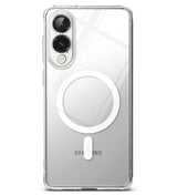 Magsafe Калъф за Samsung S25 Edge, Ringke Fusion Magnetic Case, Прозрачен (2)