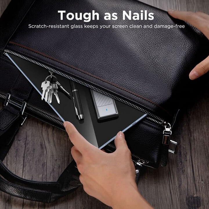 Затъмняващ Стъклен Протектор за iPad 11th 2025 A16/ 10th 2022, Tech-Protect Privacy Spy Plus Glass, Черен (7)