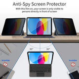 Затъмняващ Стъклен Протектор за iPad 11th 2025 A16/ 10th 2022, Tech-Protect Privacy Spy Plus Glass, Черен (5)