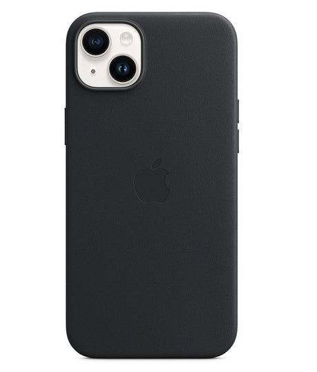 Оригинален Кожен Калъф за iPhone 13, Leather Magsafe Case MPP43ZM/A, Черен