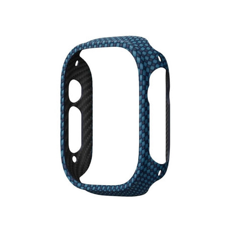 Карбонов Калъф за Apple Watch Ultra 49mm, Pitaka Air Moonrise Case, Син (3)