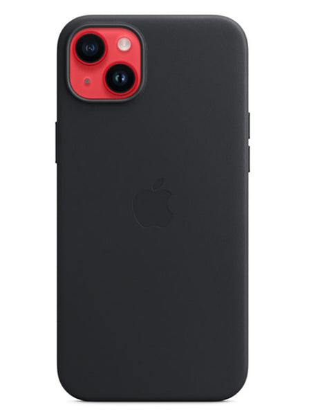 Оригинален Кожен Калъф за iPhone 13, Leather Magsafe Case MPP43ZM/A, Черен (3)