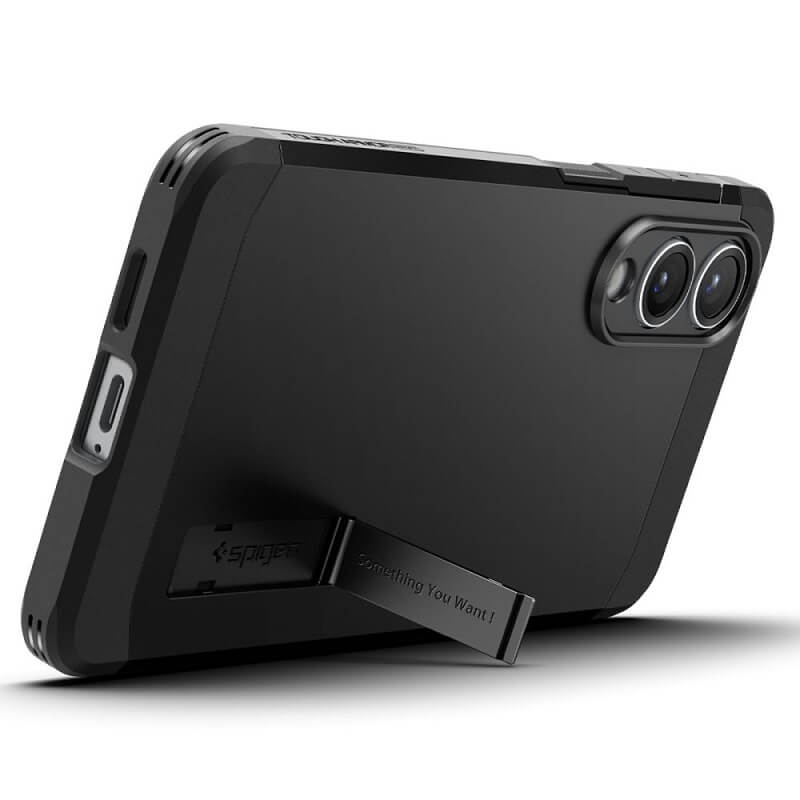 Magsafe Противоударен Калъф за Samsung S25 Edge, Spigen Tough Armor Case, Черен (9)