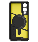 Magsafe Противоударен Калъф за Samsung S25 Edge, Spigen Tough Armor Case, Черен (2)