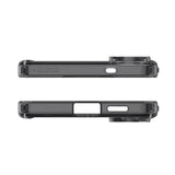 Magsafe Противоударен Калъф за Samsung S25 Edge, Spigen Ultra Hybrid Frost Case, Черен (5)