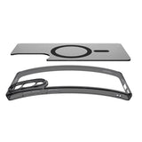 Magsafe Противоударен Калъф за Samsung S25 Edge, Spigen Ultra Hybrid Frost Case, Черен (6)