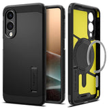 Magsafe Противоударен Калъф за Samsung S25 Edge, Spigen Tough Armor Case, Черен (3)