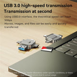 Card Reader 4in1 TF, Yesido GS23, Сив (3)