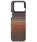 Magsafe Калъф за iPhone 17 Pro Max, Pitaka Edge Sunset Case, Кафяв (3)