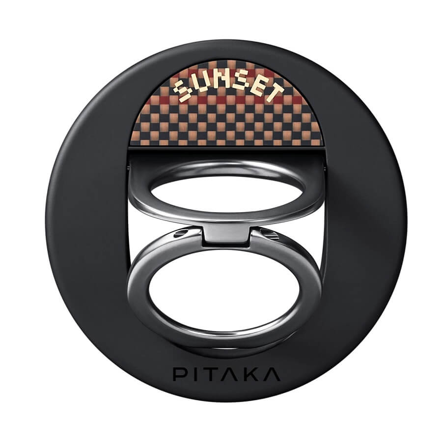 Magsafe Поставка-Пръстен, Pitaka MagEZ Ring Grip 3 Sunset, Кафяв (2)