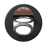 Magsafe Поставка-Пръстен, Pitaka MagEZ Ring Grip 3 Sunset, Кафяв (2)