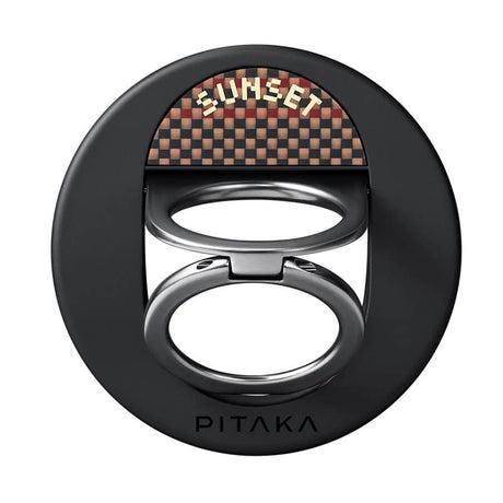 Magsafe Поставка-Пръстен, Pitaka MagEZ Ring Grip 3 Sunset, Кафяв (2)
