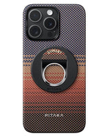 Magsafe Поставка-Пръстен, Pitaka MagEZ Ring Grip 3 Sunset, Кафяв (7)
