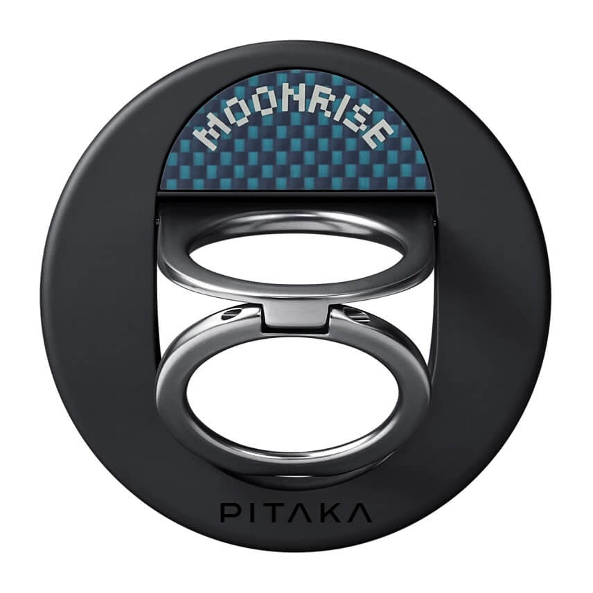 Magsafe Поставка-Пръстен, Pitaka MagEZ Ring Grip 3 Moonrise, Син (2)