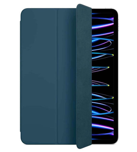 Оригинален Калъф за iPad Pro 11, Apple Smart Folio Case MQDV3ZM/A, Син (2)
