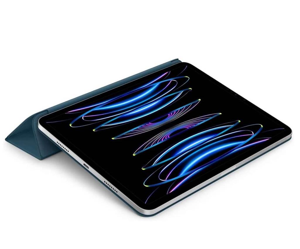 Оригинален Калъф за iPad Pro 11, Apple Smart Folio Case MQDV3ZM/A, Син (4)