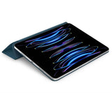 Оригинален Калъф за iPad Pro 11, Apple Smart Folio Case MQDV3ZM/A, Син (4)
