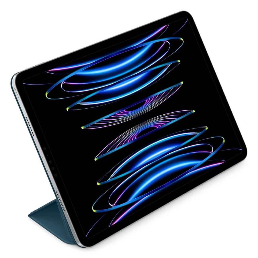 Оригинален Калъф за iPad Pro 11, Apple Smart Folio Case MQDV3ZM/A, Син (5)