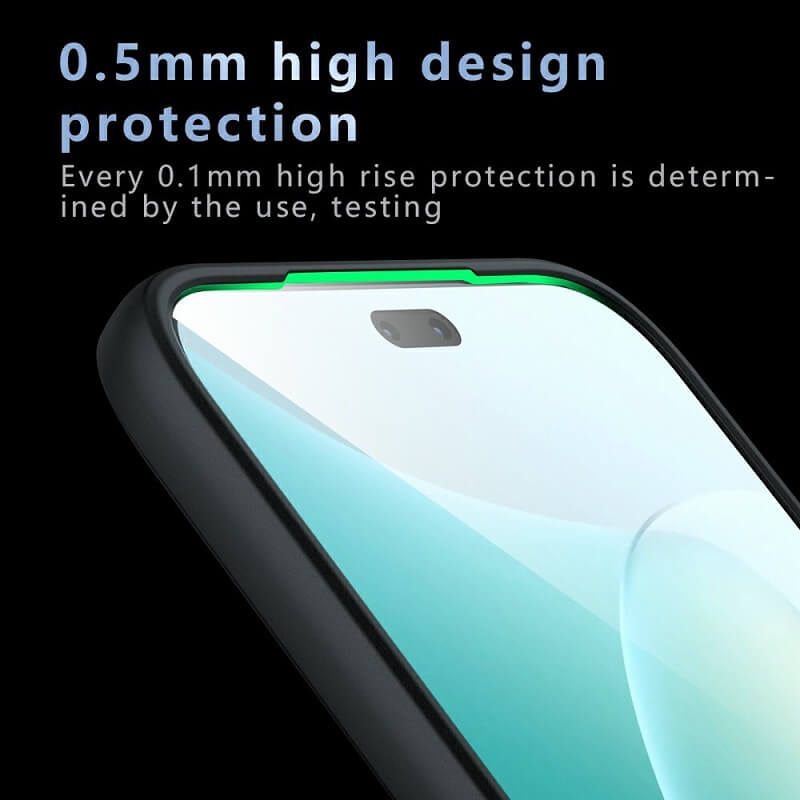 Противоударен Хибриден Калъф за Honor 400 Lite, Shockproof Clear Case, Черен (5)