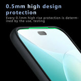 Противоударен Хибриден Калъф за Honor 400 Lite, Shockproof Clear Case, Черен (5)