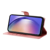 Кожен Калъф с Джобове за Honor 400 Lite, Butterfly Wallet Book Case, Розов (4)