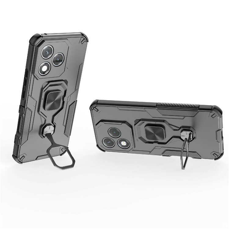 Калъф с Пръстен-Стойка за Honor 400 Lite, Kickstand Armor Case, Черен (2)