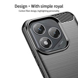 Противоударен Калъф за Honor 400, Premium Carbon Case, Черен (4)