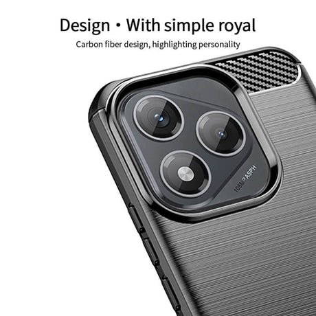 Противоударен Калъф за Honor 400, Premium Carbon Case, Черен (4)