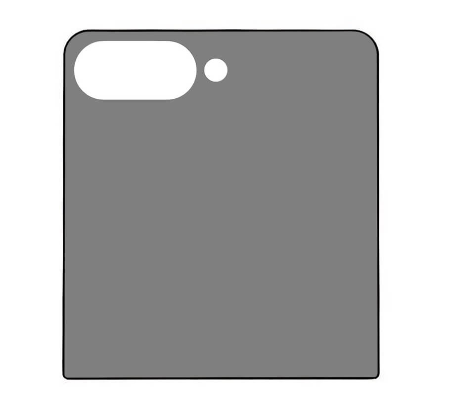 Затъмняващ Протектор за Samsung Z Flip 7, Privacy High Alu Glass, Черен (2)