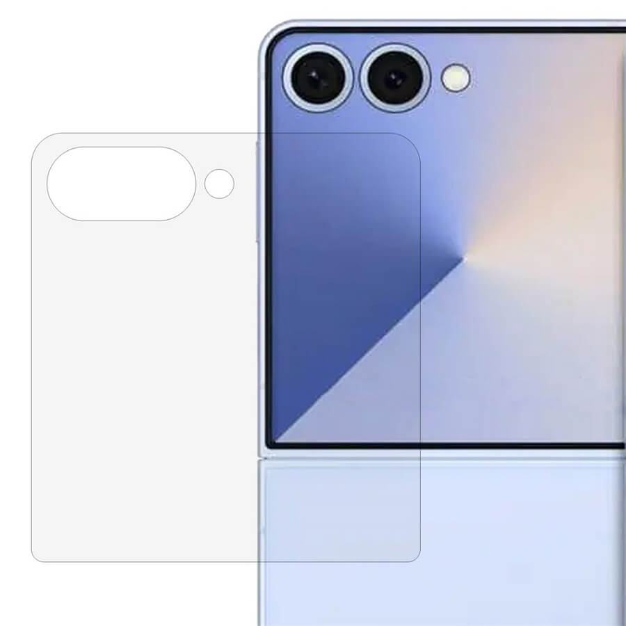 Протектор за Външния Дисплей за Samsung Z Flip 7, High Alu Clear Glass, Прозрачен