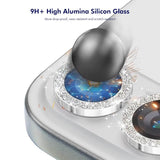 Протектор за Камерата на Samsung Z Flip 7, Cam Lens Glitter Glass, Лилав (3)
