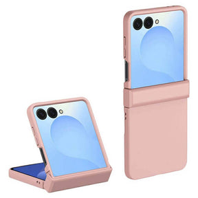 Калъф с Предпазител за Samsung Galaxy Z Flip 7, Skin-Touch Hinge Case, Розов
