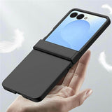 Калъф с Предпазител за Samsung Galaxy Z Flip 7, Skin-Touch Hinge Case, Розов (7)
