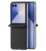 Кожен Калъф Samsung Z Flip 7, Dux Ducis Bril Case, Черен