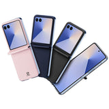 Кожен Калъф Samsung Z Flip 7, Dux Ducis Bril Case, Черен (2)