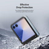 Кожен Калъф Samsung Z Flip 7, Dux Ducis Bril Case, Черен (7)