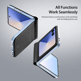 Кожен Калъф Samsung Z Flip 7, Dux Ducis Bril Case, Черен (6)