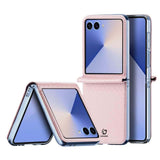 Кожен Калъф Samsung Z Flip 7, Dux Ducis Bril Case, Розов