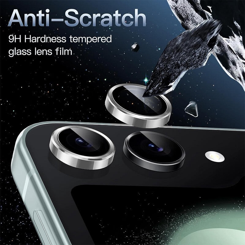 Протектор за Камерата на Samsung Z Flip 7, Cam Lens Glass, Черен (3)