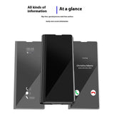 Кожен Калъф с Поставка за Samsung Z Fold 7, GKK Leather Case, Черен (5)