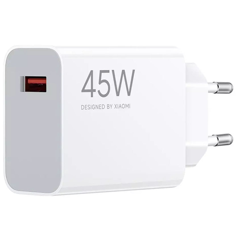 Оригинално Зарядно Xiaomi 45W USB-A Mi Turbo Charger, Бял (2)