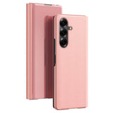 Кожен Калъф с Поставка за Samsung Z Fold 7, GKK Leather Case, Розов (2)