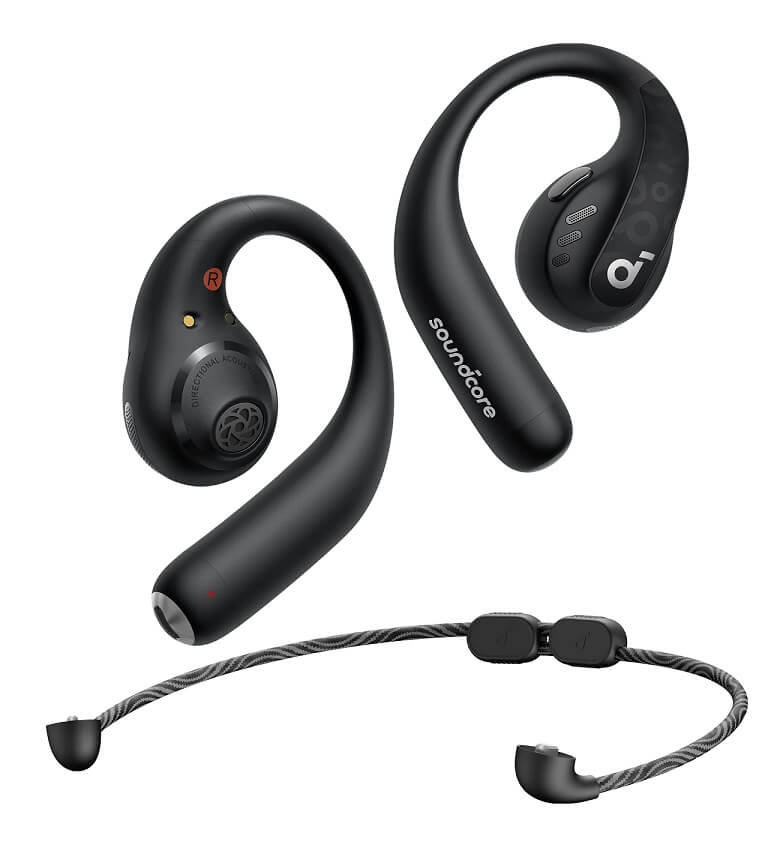 Безжични Слушалки, Anker Soundcore AeroFit Pro A3871G11 Bluetooth, Черен