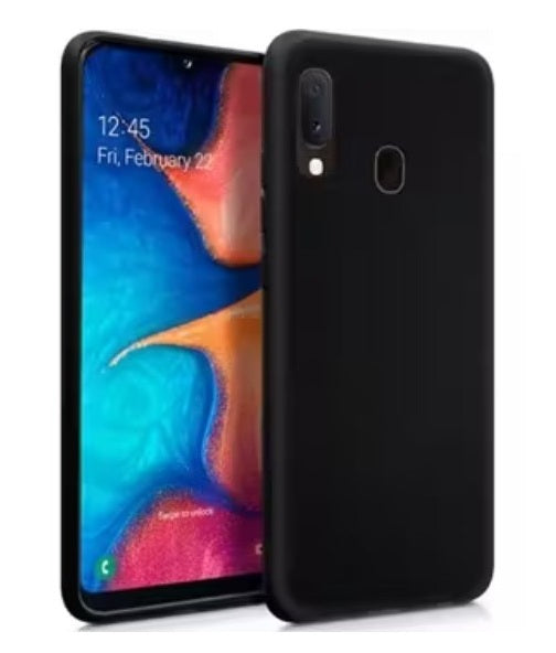 Силиконов Калъф за Samsung A20e, Araree Cover Case, Черен