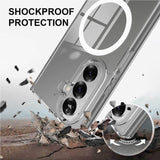 Magsafe Калъф за Samsung Z Fold 7, Magnetic Acrylic Clear Case, Прозрачен (7)