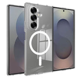 Magsafe Калъф за Samsung Z Fold 7, Magnetic Acrylic Clear Case, Прозрачен (9)