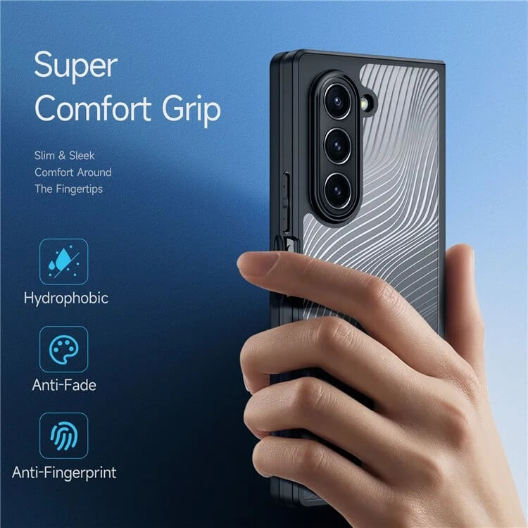 Тънък Калъф за Samsung Z Fold 7, Dux Ducis Aimo Case, Черен (4)